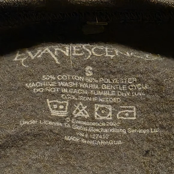 Evanescence Band Gray Purple Floral Logo Crewneck Sweatshirt Size Small EUC - Picture 3 of 4